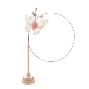 Interactively Cats Toy Pet Exercise Play Rod Realistic Flying Durability Pet Toy for Engaging Independent Playing