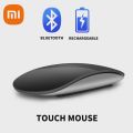 AZXSD Xiaomi Wireless Magic Touch Mouse Bluetooth Dual-Mode Silent Rechargeable Slim Ergonomic Computer Mice For  Macbook Air. 