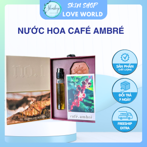 Nước hoa tinh dầu hương hoa cà phê CAFÉ AMBRÉ chai 12ml