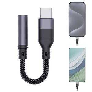 USB Type C to 3.5 Jacks Earphone Adapter USB C Headphones Sound Cable Converters for Phone 16 15