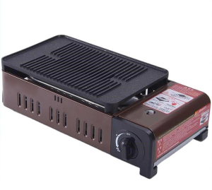 Barbecue Grill (Dual Purpose) Multifunctional easy to carry with windproof outdoor barbecue picnic home grill butane gas grill.