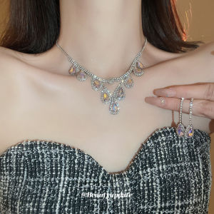 สร้อยคอเพชรผู้หญิงชุดเครื่องประดับแฟชั่นชั้นสูง