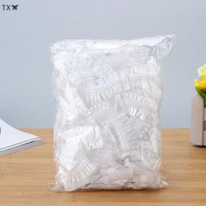 SHNGki 100pcs Disposable Earmuff Stransparent Waterproof Earmuffs Hair Dye Perm Color Plastic Earmuffs