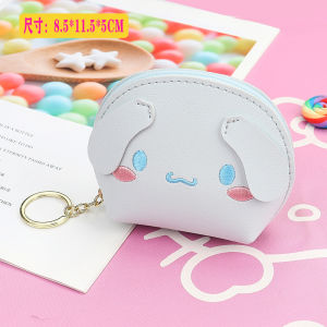🎀Ready Stock🎀Sanrio Coin Purse Christmas Gift Girls Hello Kitty Zip Wallet Cinnamoroll Small Wallet Melody Key Storage Bag Headset USB Cable Case🧸卡通创意零钱包网红玉桂狗简约便携多功能学生收纳小钱包硬币包钥匙包🧸