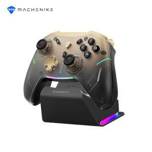 [Deliver In 72 hours]Machenike G5 Pro V2 Optical Gaming Controller Optical Trigger Optical Micro Switch 4K Resolution Hot-Swappable Joystick 1000Hz Polling Rate RGB Lighting Tri-mode Bluetooth Wireless Controller Gamepad Support For PC Switch TV Tablet