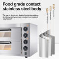 HAILANG Oven  3200W Large capacity Multifunctional baking equipment Cake Bread Pizza Large oven Fully automatic 60L 220V 1 Layer With Timing function With Tray. 
