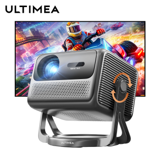 ULTIMEA Projector 4K Home projector Dolby Audio 90° Gimbal  Free Stand 1080P HD image quality Bluetooth 5.3 Home Theater