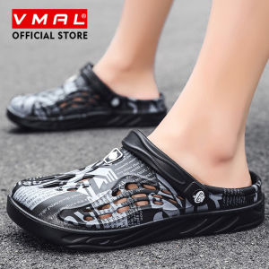 VMAL Summer Sandals for Men Slippers Casual Home Slippers Quick Dry Hole Clogs Couple Garden Shoes Beach Sandals Big Size 38-49
