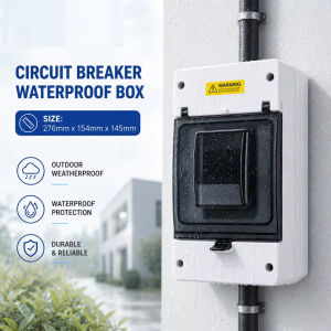IP66 Waterproof MCCB Box 2P DC Molded Case Circuit Breaker 160A 200A 250A Outdoor Electrical Box for Industrial Solar Photovoltaic PV System