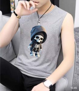 Kaos Tanktop Pria Dewasa Motif SKULS / Kaos Singlet Pria Dewasa / Kaos Buntung Olahraga Gym Keren  Kaos dalam Santai Terbaru . COD