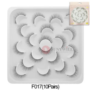 10 Pairs 3D Faux Mink Eyelashes Natural Long Wispy Fluffy Makeup Lashes False Eyelashes Extension Wholesale