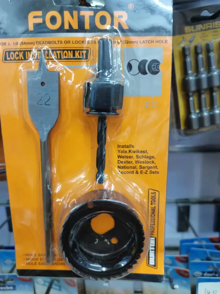 Door knob on sale hole saw