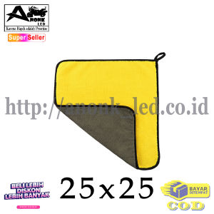 Lap Microfiber Premium Anti Lecet 30x40 cm - Serbaguna untuk Mobil dan Motor
