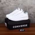 Sepatu Converse Chuck Taylor All Star Ox Move Full All White Putih. 