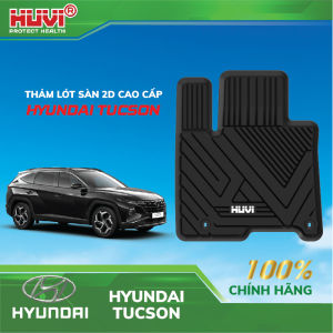 Thảm lót sàn ô tô Hyundai Tucson 2022 nhựa TPE không mùi không độc hại