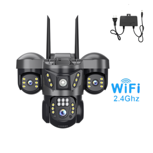 IP WIFI máy ảnh 15MP Camera an ninh CCTV ngoài trời 360 PTZ âm thanh hai chiều nhà thông minh bảo vệ an ninh giám sát video
