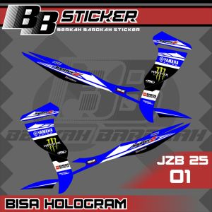 STICKER PREMIUM BISA HOLOGRAM Striping Jupiter Z Burhan Sticker Striping Jzb 25