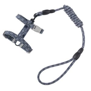 [HCM] Dây dắt chó + mèo dạng yếm hoạ tiết hoa nhí xinh yêu phong cách Nhật Bản chất siêu đẹp. Phụ kiện thú cưng