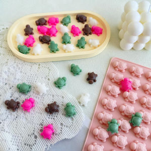 GG Mini Turtle Silicone Mold For Chocolate 36-Cavity Sea Turtle Chocolate Candy Molds Tortoise Ice Cube Sea Animal Resin Mold