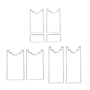 Heat Resistant Clear Spacers Acrylic Wall Protectors Universal Furniture Gaps Maintainers Fire Hazard Prevention Solution