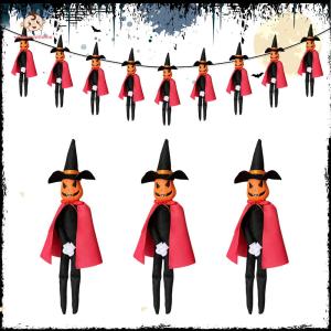 Welcomehome Halloween Pumpkin Plush Doll Pendant Doll Ornament House Decoration Props Halloween Party Decoration