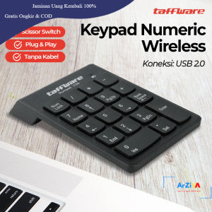Taffware Keypad Numeric Wireless 2.4 GHz 10 Meter - i120 - Black