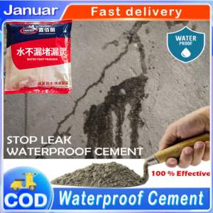 【ready stock】 WaterProof Cement 3 Mins Quick Dry 3 minute quick drying cement surface professional sealing for large leakage cracks concrete quick setting type quick drying cement specialized for treating large cracks (1kg)