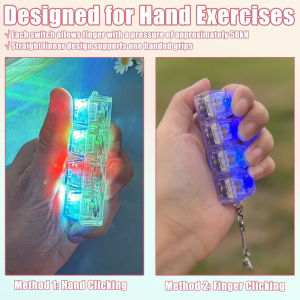 Mechanical Keyboard Keychain Office Decompression Calming Keychain Personalized Keyboard Keys Toys Gift