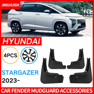 Car Mud Flaps for Hyundai Stargazer 2023 Auto Parts Black ABS Splash Guards Mudguards Modification Tire Mud for Protection