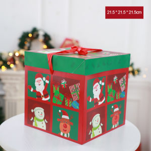 Christmas Eve Candy Apple Gift Creative Packaging Box Shopping Mall Hotel Window Scene Atmosphere Decoration