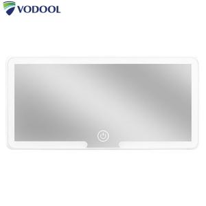 VODOOL Car Vanity Mirror Rechargeable HD Car LED Makeup Mirror Three Gear Adjustment Car Interior Female Cosmetic Makeup Mirror