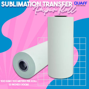 Easyprint QUAFF Sublimation Paper Roll 100gsm (12 inches x 100 meters)