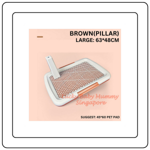 【JJ HOME】Pet Toilet Pee Tray with Removable Grid Training Pad Holder