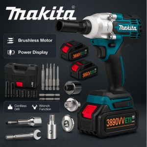 Makita Impact Wrench Professional Cordless Impact Wrench Brushless Impact Wrench Screwdrvier Torque Impact Drill