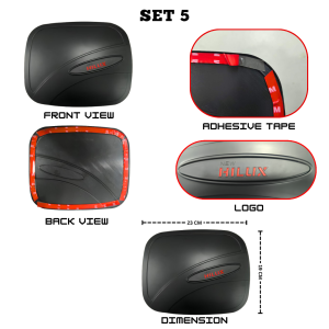 CPO TOYOTA HILUX REVO & CONQUEST 2020+ GARNISH SET