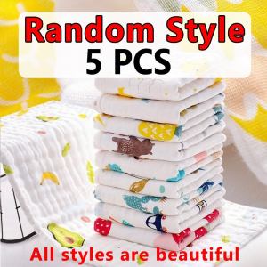 100% COTTON soft towel Baby Natural Muslin Cotton Baby Soft Newborn Baby Face Towel towel for kids Ultra-Soft Baby Towels Antibacterial 6-layer Cotton Towel Newborn Baby Face Towel for Kids 25*25cm