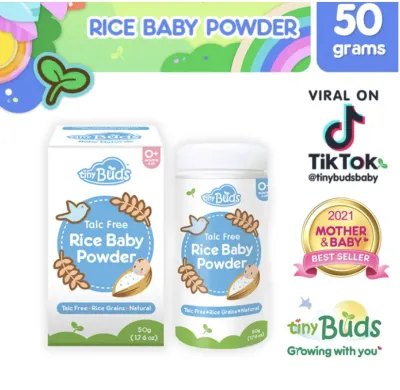 Tiny Buds Rice Baby Powder (Non-Talc)