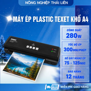 Máy Ép Nhựa Plastic Texet LMA4NEW Khổ A4 Chính Hãng Bảo Hành 12 Tháng
