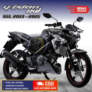 Decal Vixion Nvl 2013 2015 Striping Motor Vixion NVL Stiker Yamaha Motor Vixion Lightning Serigala