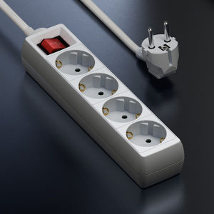 Stop Kontak-Colokan Listrik-Colokan-Colokan Listrik 4 Lubang VIVAN Safety Socket Child Lock
