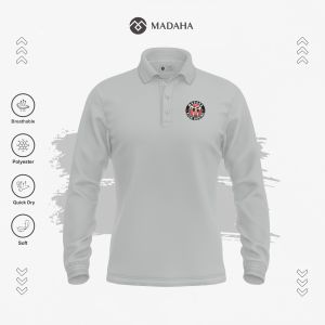 Madaha Polo shirt Dry Fit Kaos Kerah Lengan Panjang Jersey Olahraga KickBoxing knockout