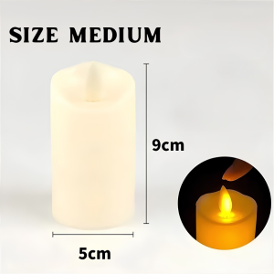 LED Flameless Swinging Candles – for Halloween All Souls Day Undas and All Saints Day Decoration Battery Operated