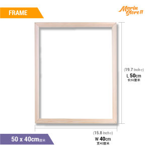 40x50cm Paint By Number DIY Canvas Oil Painting Frame Wall Home Bingkai Lukisan Cat Minyak 油画画框