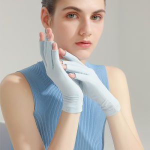Nail Gloves UV Protection Anti-Tanning Sun Protection Radiation Protection Black Gloves Fingerless Lamp Light Nail Special [ Free Shipping ]