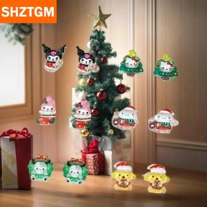 [COD] SHZTGM 20ชิ้นเครื่องรางเล็บลายคริสต์มาสน่ารัก Hello Kitty Kuromi ตกแต่งเล็บศิลปะเรซิ่นการ์ตูนอุปกรณ์ทำเล็บอุปกรณ์ DIY