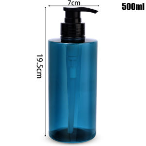 500ML Shampoo Palastic Empty Bottle Pet Washing Care Product Refillable Bottles Travel Essentials Hotel Household Lotion Bottles