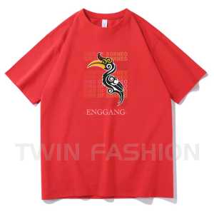 Kaos Burung Enggang Daya BIRD OF BORNEO / Kaos Pria Distro / Kaos Cowok Terbaru / Kaos Wanita