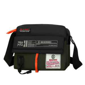 กระเป๋าสะพายไหล่ สำหรับผู้ชาย รุ่น FHGA4602 ผ้าcanvas ไซส์ใหญ่ใส่ของได้เยอะ toponbag มีแถบสะท้อนแสงเท่ๆ กระเป๋าสะพายข้างผู้หญิง