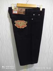 celana pendek denim pria / celana pendek jeans pria / celana pendek hitam pria