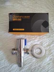 Stainless Steel 304 Angle Valve 1/2 One/Two Way Angle Valve with Ring